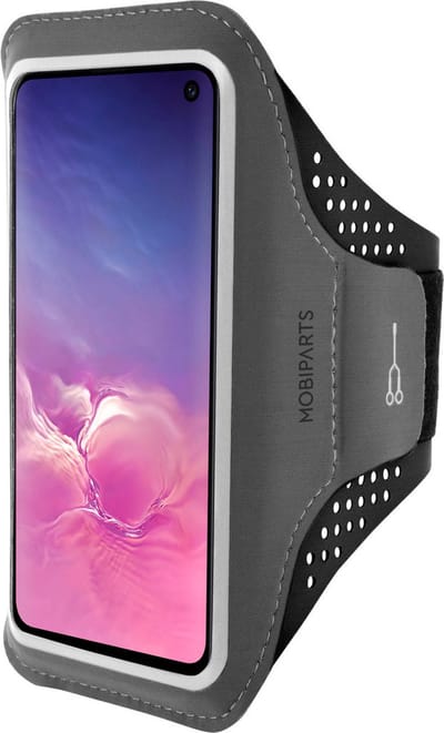 Hardloop Sportarmband geschikt voor Samsung Galaxy S10e - Zwart - Mobiparts
