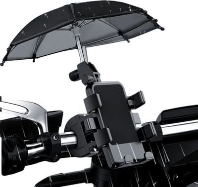 Telefoonhouder Fiets - Fiets Telefoonhouder - Telefoonstandaard - Telefoon Statief – Universeel - Gsm Houder Fiets met Zonneklep