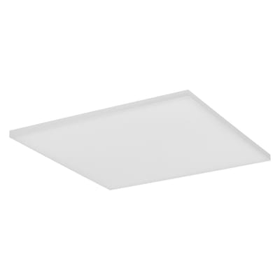 OSRAM Planon Frameless rahmenlose Panelleuchte in Weiß mit fortschrittlicher LED-Technik, 40 W, quadratische Form (600 x 600 mm), warmweiße Lichtfarbe bei 3000 K, Aluminium-Gehäuse