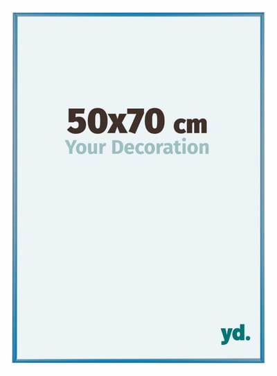 Your Decoration - Puzzellijst 67x98 cm - Staal Blauw - Puzzellijst 1500-2000 stukjes - Aluminium Fotolijst - Kent