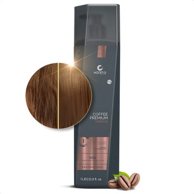 Honma Tokyo - Coffee Premium Keratine Diepreinigende Shampoo - Professionele Keratine Shampoo - Clarifying Shampoo - Keratine Behandeling Producten - 1000 ml