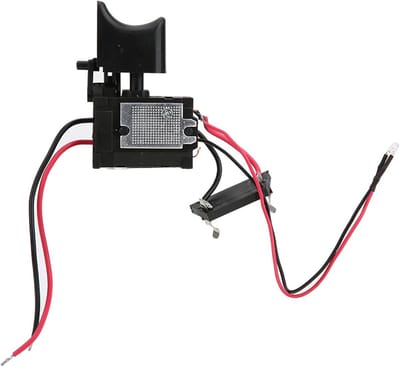 Dailygoods - Draadloze Boormachine Schakelaar - 12V Lithium Accu - Snelheidsregeling met LED Licht - Efficiënt en gebruiksvriendelijk - Voor klussen i
