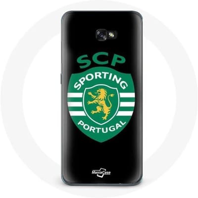 Coque maniacase pour Samsung Galaxy A3 2017 scp sporting portugal fond noir noir