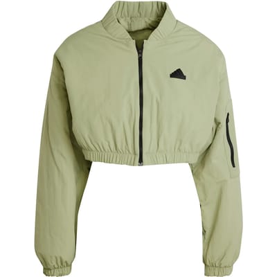 adidas Sportswear City Escape Gevoerd Bomberjack - Dames - Groen- XL