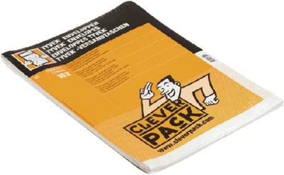 Umschlag CleverPack Tyvek Musterbeutel 250x353x38mm weiß Packung à 10 Stück