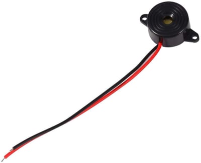 Shopcentral - Intercom buzzer - Piezo alarm - Continu geluid - Zwart - Waarschuwingsbuzzer - 3-24V - Geschikt voor dashboard - 100mm