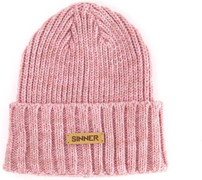 Sinner beanie - Avelin beanie / muts - roze gemeleerd - one size