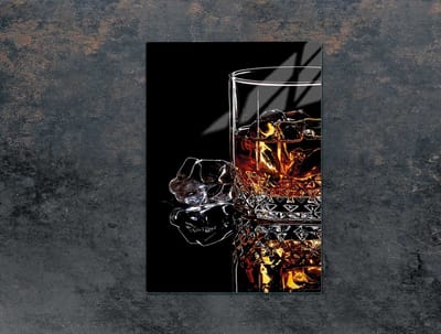 TMK ArtDeko - Snijplank - 35x52 cm - Whisky Kleur - Gehard Glas