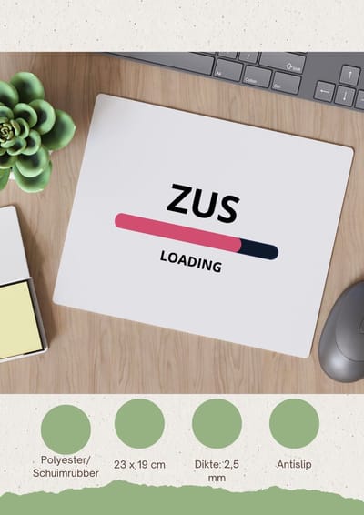 Akyol - zus loading Muismat - Zus - ochtendkoffie laden - verjaardagscadeau - verjaardag - cadeau - cadeautje voor zus - zus artikelen - kado - geschenk - gift - 23 bij 19 cm
