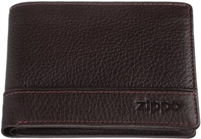 ZIPPO Kleine tasjes Drievoudige portemonnee, bruin