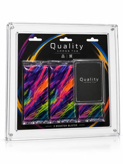 Acrylic Magnetic Case - Geschikt voor / Designed for Pokémon 3-Pack Blister Acryl Protector Display Box - Quality Cards