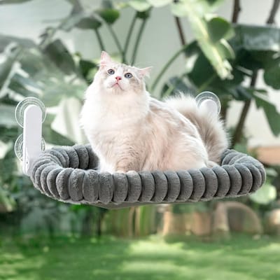 Famanu – Kattenhangmat voor ramen tot 23 kg, sterke raamhangmat met zuignappen