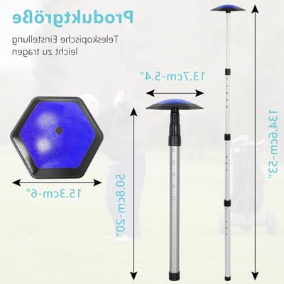 Golf Reisbagage met Aluminium Steunbalk, Hexagonaal en Impactbestendig, Bescherming voor Golfclubs, Flexibel en Duurzaam