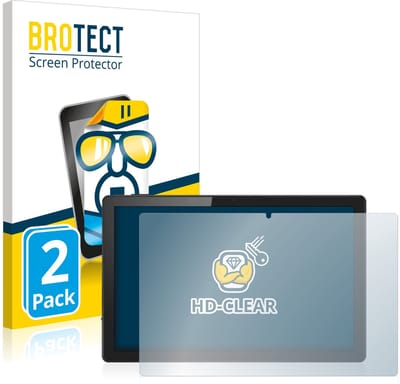 BROTECT - Screenprotector voor Acer ACTAB1422 10.3" - Folie Beschermfolie transparant 2 Stuks