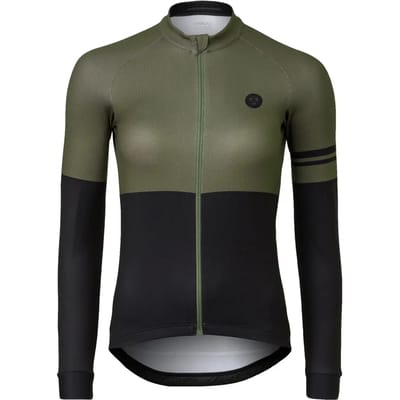 AGU Duo Fietsshirt Lange Mouwen Essential Dames - Army Green - XS