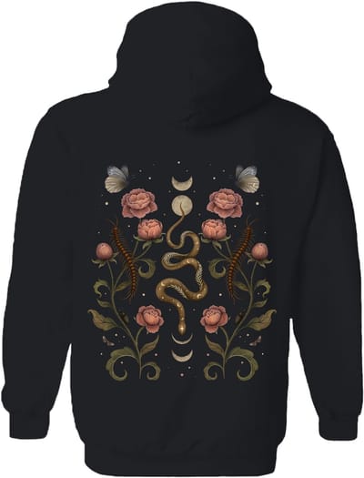 Slang Bloemen Serpentine Garden The Coloured House Hoodie S