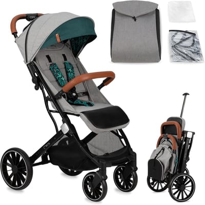 Inklapbare Kinderwagen met 5-Punts Gordel en Ligfunctie - Geschikt vanaf 6 Maanden tot 22 kg