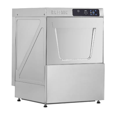 Buffalo Digitale Aanrecht Vaatwasser Glas 350mm Mand 3.3Kw