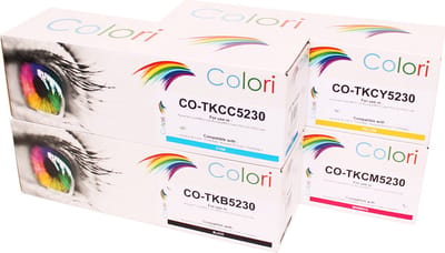 Set 4x Colori huismerk toner geschikt voor Kyocera TK-5230 voor Ecosys M5521 M5521cdn M5521cdw P5021 P5021cdn P5021cdw M 5521cdn M 5521cdw P 5021cdn P 5021cdw TK5230 TK-5230K TK-5230C TK-5230M TK-5230Y
