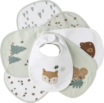 Vertbaudet Set van 7 babyslabbetjes
