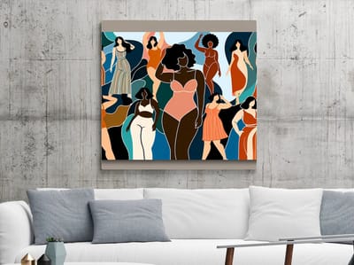 Kunstprint | Wanddecoratie | Dibond | 50 × 50 cm