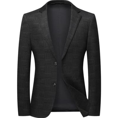 Herfst en Winter Nylon Stretch Pak Heren Jeugd Strijkloos Geruit Pak Slank Trendy Casual Enkel Pak 4XL