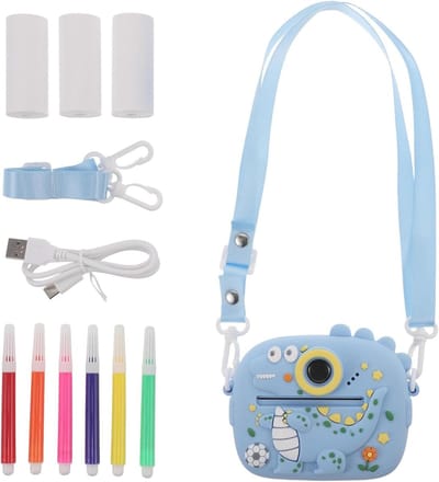 Kinderen Print Camera - Digitale Instant Camera - Herinneringen Vastleggen - Direct Printen - 11.5 x 9.5 x 5 cm