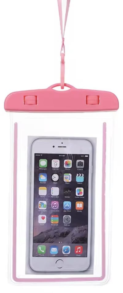 Waterdicht Telefoonhoesje voor onderwater - Waterdicht hoesje voor telefoon - Roze - Telefoontasje voor onderwater - Zwemmen met telefoon - One size - Met koord - CHPN