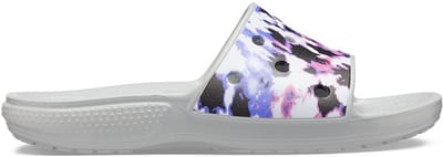Crocs Classic Tie Dye Mania Slide Multi/Lichtgrijs Maat 37/38 US M5/W7