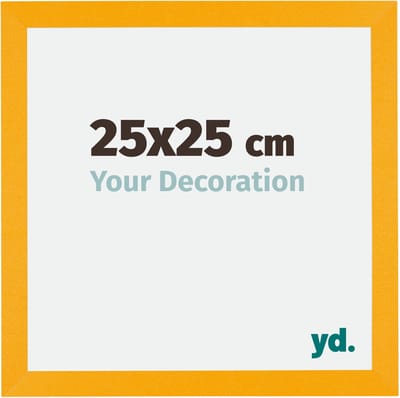 Your Decoration - Fotolijst 25x25 cm - MDF - Geel - Mura