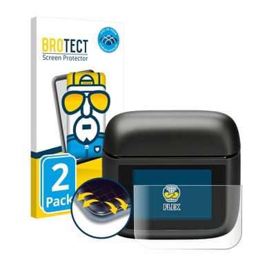 BROTECT - Screenprotector voor JBL Tour Pro 3 - Folie Beschermfolie transparant volledig dekking - 2 Stuks
