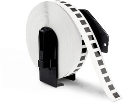 Label Tape Geschikt voor Brother DK-22214 | 12 mm x 30.48 m | Zwart op wit - 1 stuk - Geschikt voor: QL-500 QL-550 QL-560 QL-570 QL-580N QL-650TD QL-1050N QL-1060N QL-700 QL-710W QL-720NW QL-800 QL-810W QL-820NW TD-2130N QL-600 QL-1100 QL-1110
