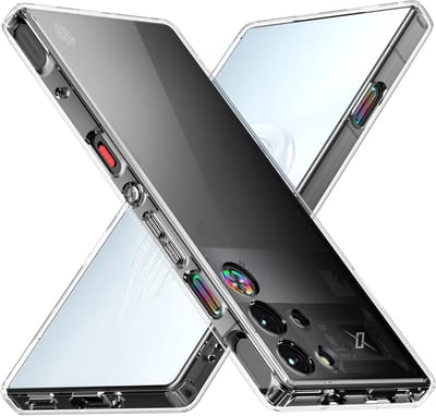 Slim Fit Hard PC en Soft TPU Bumper Beschermhoes voor ZTE Nubia Red Magic Pro - Transparant, Schokbestendig en Lichtgewicht Design voor 2024
