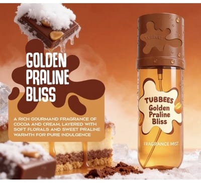 GRANDEUR TUBBEES Fragrance Body Mist -Golden Praline Bliss, 90ml
