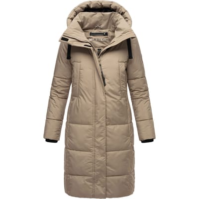Marikoo dames winterjas Laryaa – lang, warm & met afneembare capuchon