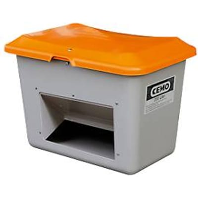 Strooizoutbak standaard, met uitneemopening, 200 l, L 890 x B 600 x H 640 mm