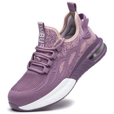 Vrouwen Ademende Werk Sneakers Veiligheidslaarzen Lichtgewicht Met Stalen Neus Veiligheidsschoenen Coustruction Lekvrije Vrouwenlaarzen 36 roze