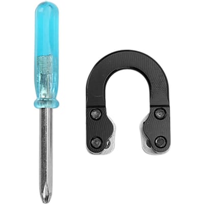 Boogschieten D-lus Compoundboog Metalen D-lus met Schroevendraaiers Jacht Schieten Doel Accessoires zwart
