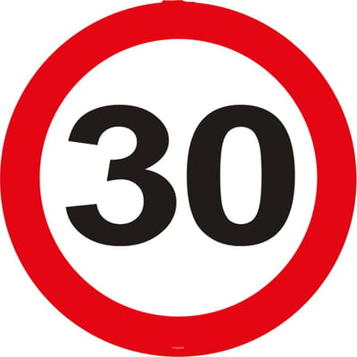 Tuin decoratieborden 30 jaar verjaardag - karton - 26 x 44 cm - Feestartikelen/versiering - 30-jarige