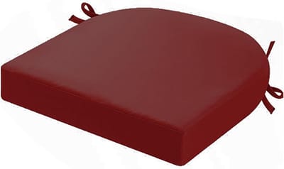 Zitkussen - Tuinkussen Terraskussen - Buiten Zitten - Waterafstotend Materiaal - 50x50x8 cm - Bordeauxrood