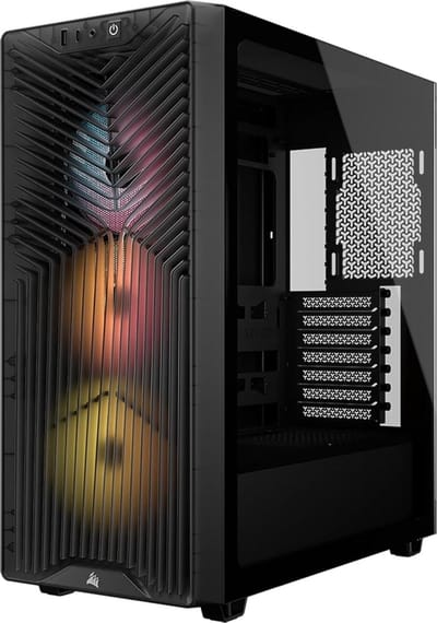 PC Behuizing - Mid Tower Kast - Krachtige PC Bouw - Hoge Luchtstroom Opties - 360mm Radiator Ondersteuning - Rookkleurig