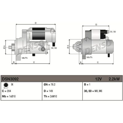 Starter DENSO DSN3092