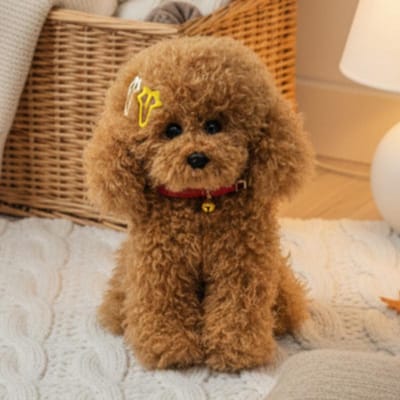 30~40cm Simulatie Bel Teddy Hond Pluche Speelgoed Vier Kleuren Dier Puppy Pop Kawaii Metgezel Verjaardagscadeau 30cm