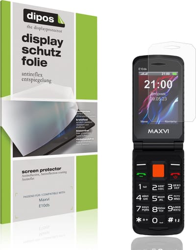 dipos – 4x Matte Beschermfolie geschikt voor Maxvi E10ds | Krasbestendige & antireflecterende Screenprotector Ultra-Thin