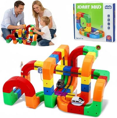 Speelsets met treinen en railvoertuigen voor kinderen - Creatief en educatief speelgoed voor uren speelplezier