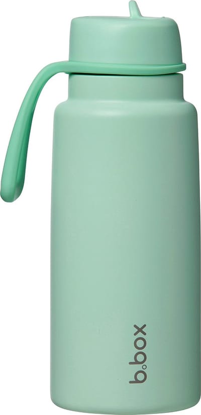 b.box Thermos-Drinkfles en Waterfles met Fliptop 1 Liter | Drielaags Isolerend Roestvrij Staal | Houdt Drankjes tot 46 uur Koud | 1 l