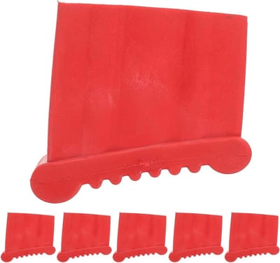 Antislip Voetjes - Ladderbeschermers - Veilige Klussen - Universele Pasvorm - 6 Stuks - Rood