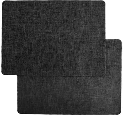 Zelfklevende Stof Reparatie Patches 28x20cm - Set van 2 (Zwart)