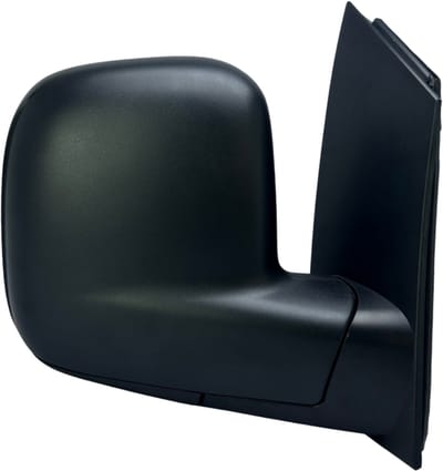 BILMAX Rechter Buitenspiegel Vervanging voor Volkswagen Caddy 2003–2015, Elektrisch Verstelbaar, Verwarmd, Zwart, 5-Pins (Passagierszijde)