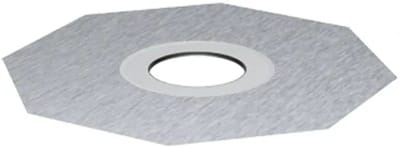 ACO dunbedflens D125 spuitgietdeel met vlies, 2040.00.01